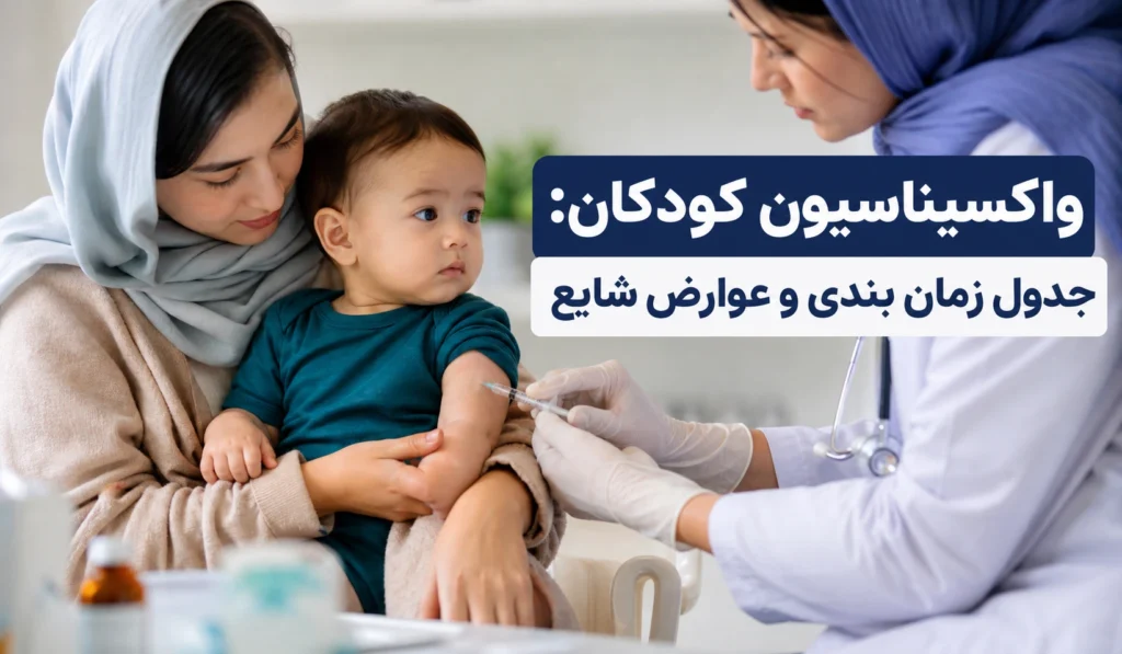 واکسیناسیون کودکان: جدول زمان بندی و عوارض شایع